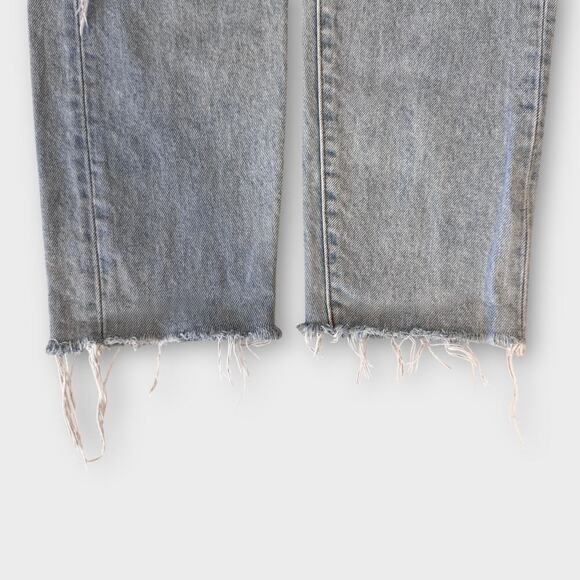 Levi’s 501 Original Fit Button Fly Distressed Knee Raw Hem Jeans, Women’s 27 - Picture 8 of 10